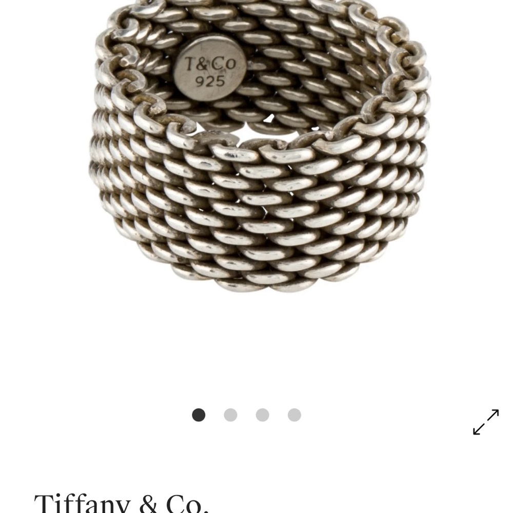Tiffany & Co. Silver Woven Ring